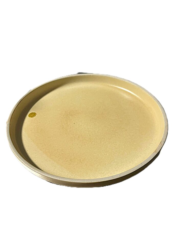 Servierteller, d21xh3cm, Keramik, beige