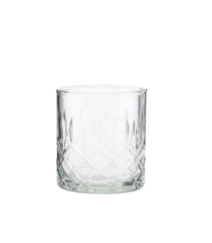 Wiskeyglas/Trinkglas, d8xh9cm, Glas, klar