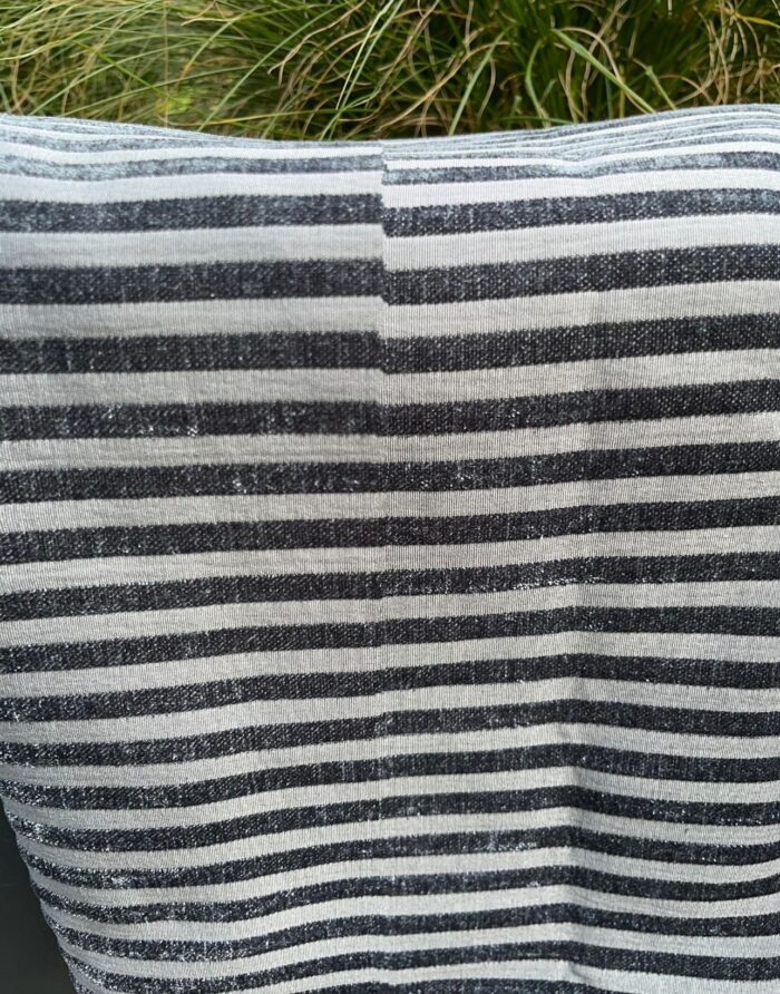 Kissenhülle, 60x60cm, Polyester, grau-blau – Bild 2