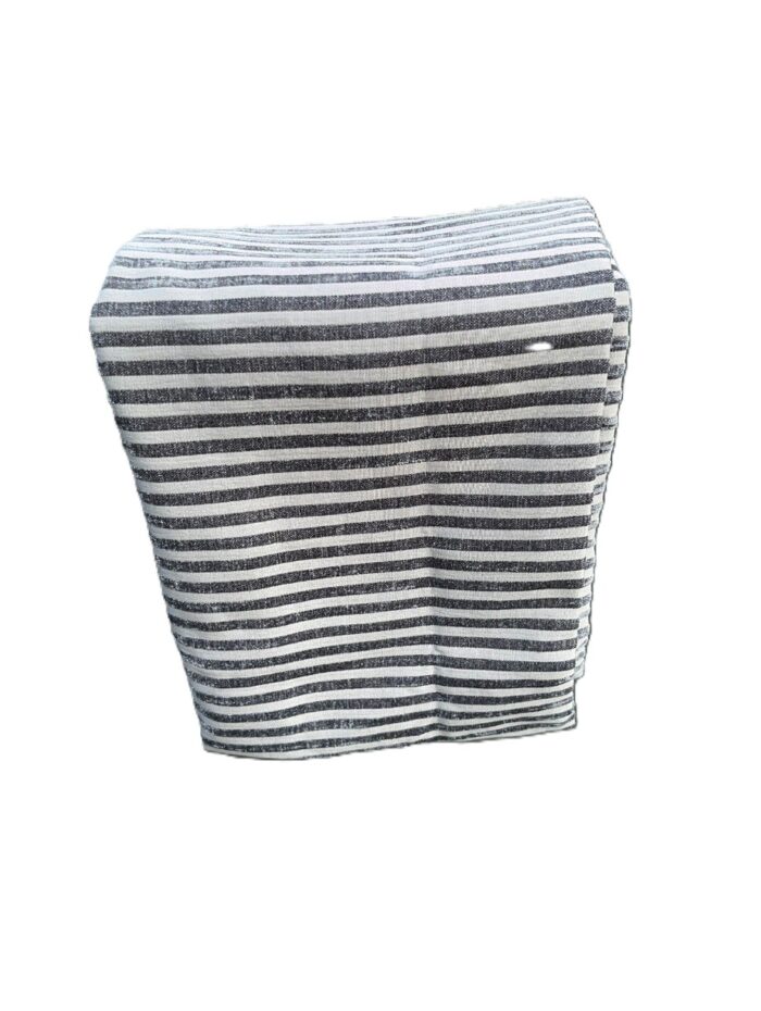 Kissenhülle, 60x60cm, Polyester, grau-blau