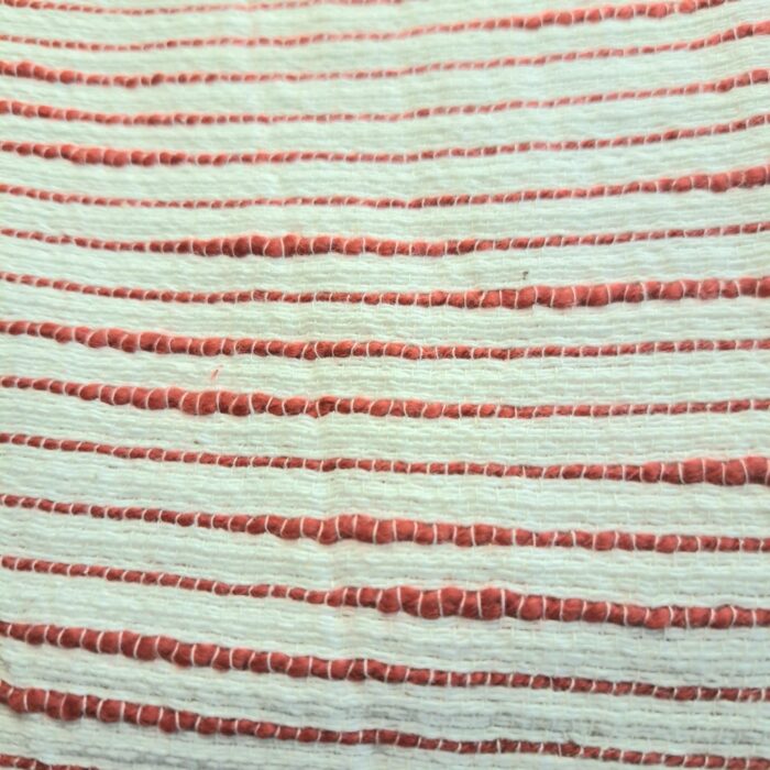Kissenhülle, 50x50cm, Baumwolle, rot-weiß – Bild 2