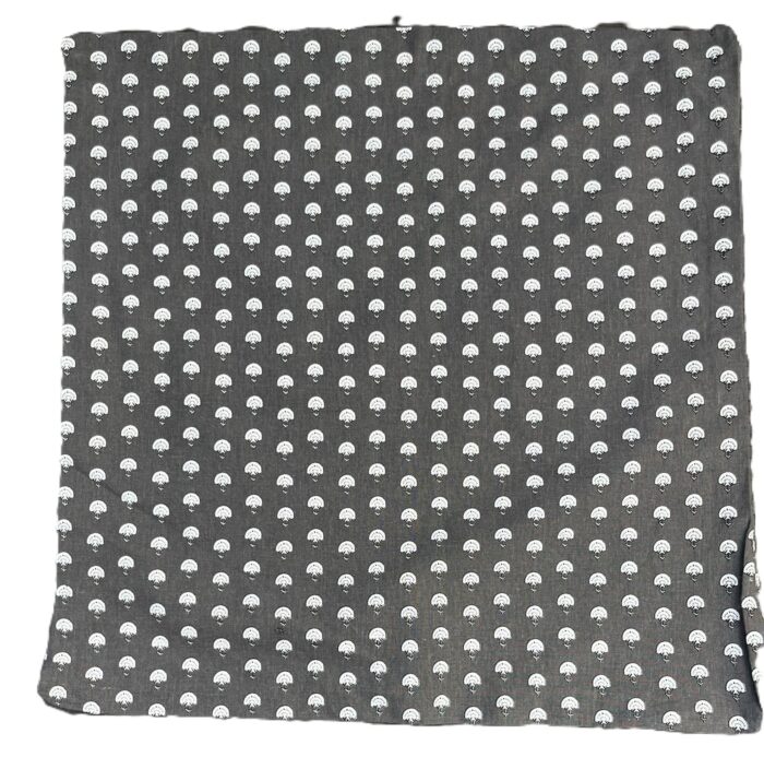 Kissenhülle, 50x50cm, Baumwolle,  Nero Grey